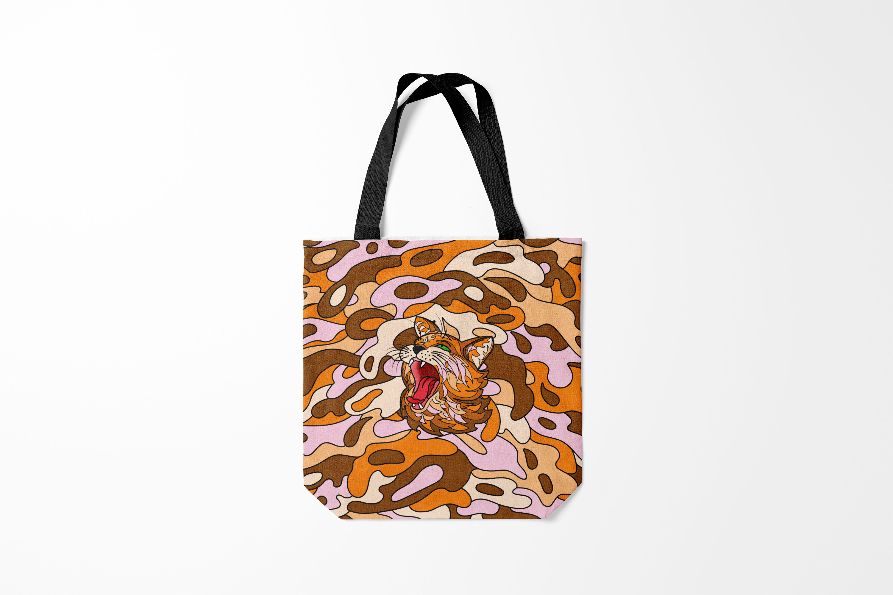 

Сумка шoппер унисекс Burnettie Коты и кошки Грозный кот, разноцветный, Коты и кошки Грозный кот