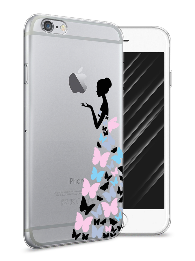 

Чехол Awog на Apple iPhone 6 / Айфон 6 "Платье из бабочек", Разноцветный, 10450-1