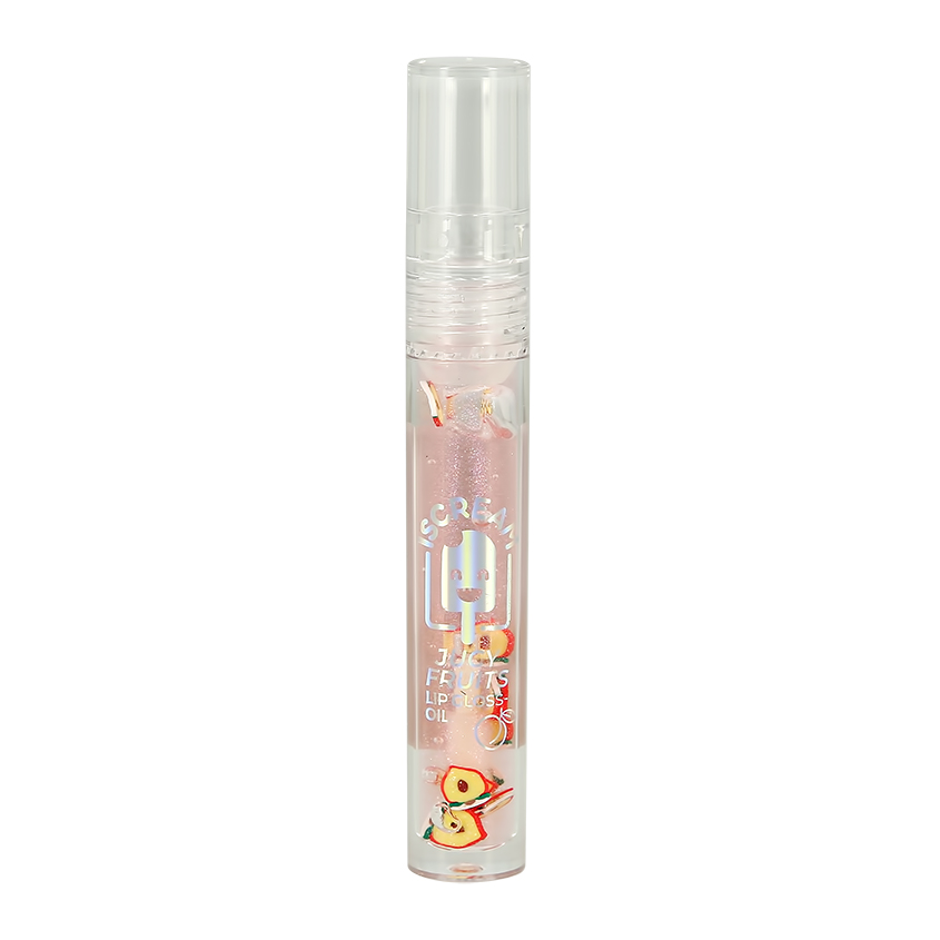 фото Блеск-масло для губ iscream juicy fruits soft peach, тон 04