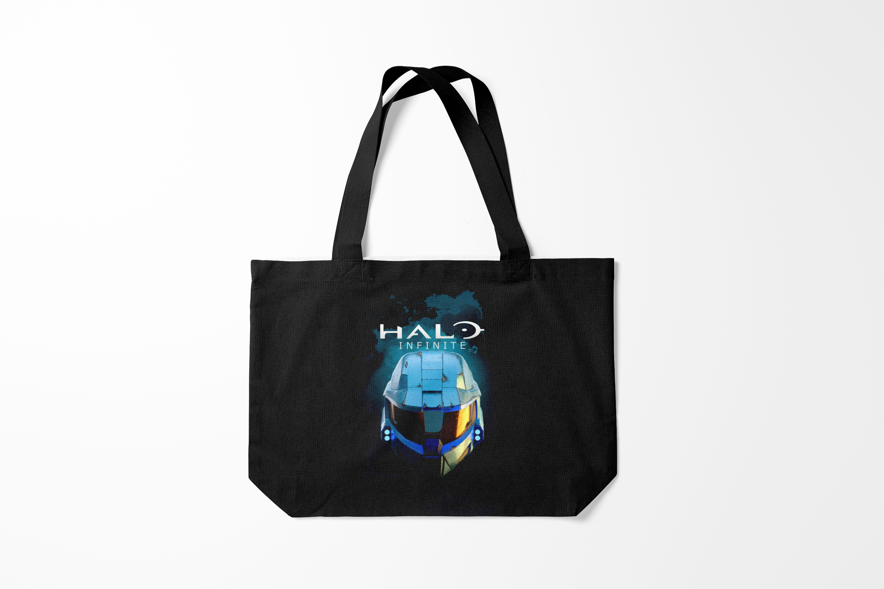 

Сумка шoппер унисекс Burnettie Halo Infinite, черный, Halo Infinite