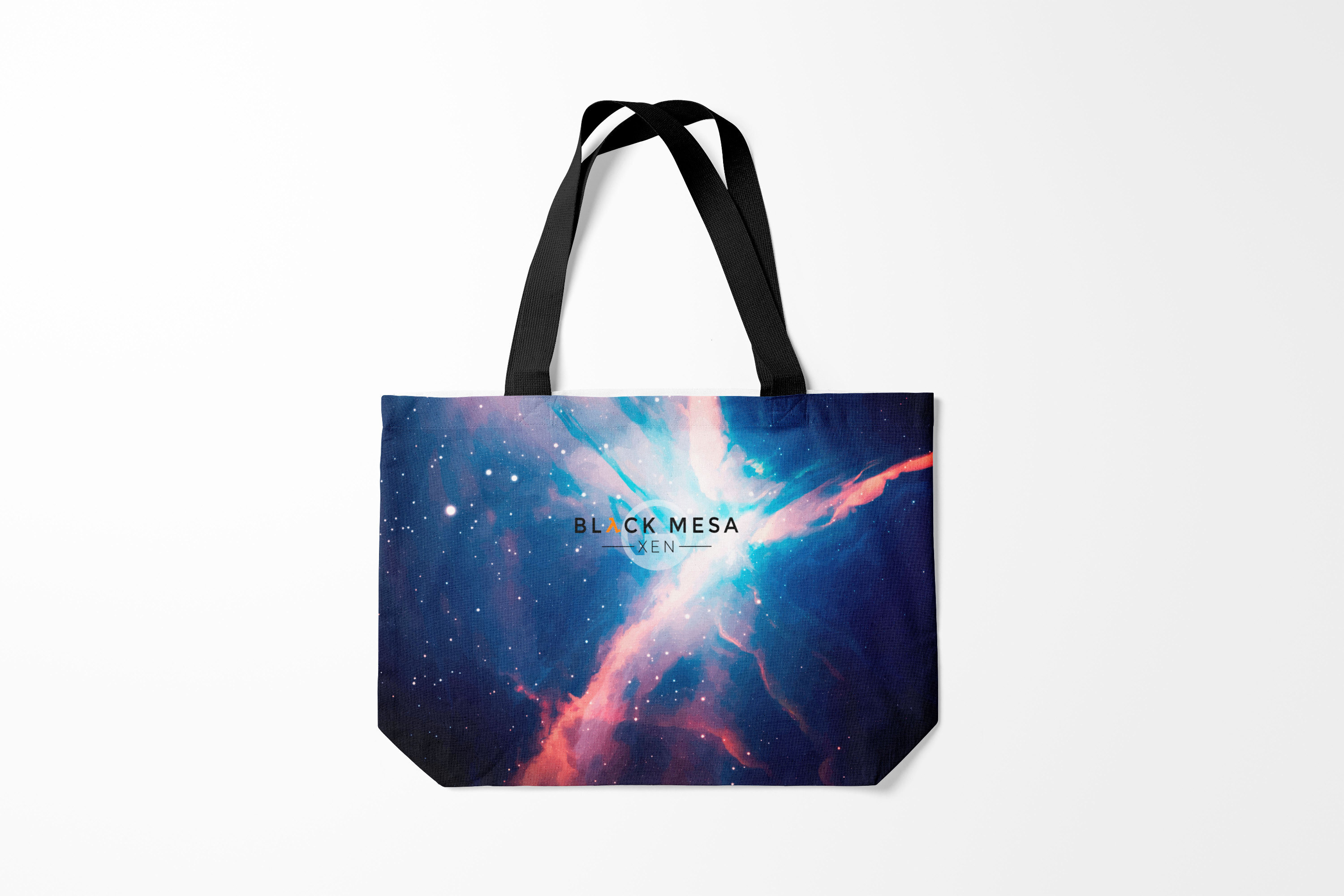 

Сумка шoппер унисекс Burnettie Half Life Black Mesa XEN, синий, Half Life Black Mesa XEN