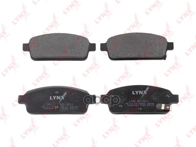 

Тормозные колодки LYNXauto дисковые BD1811