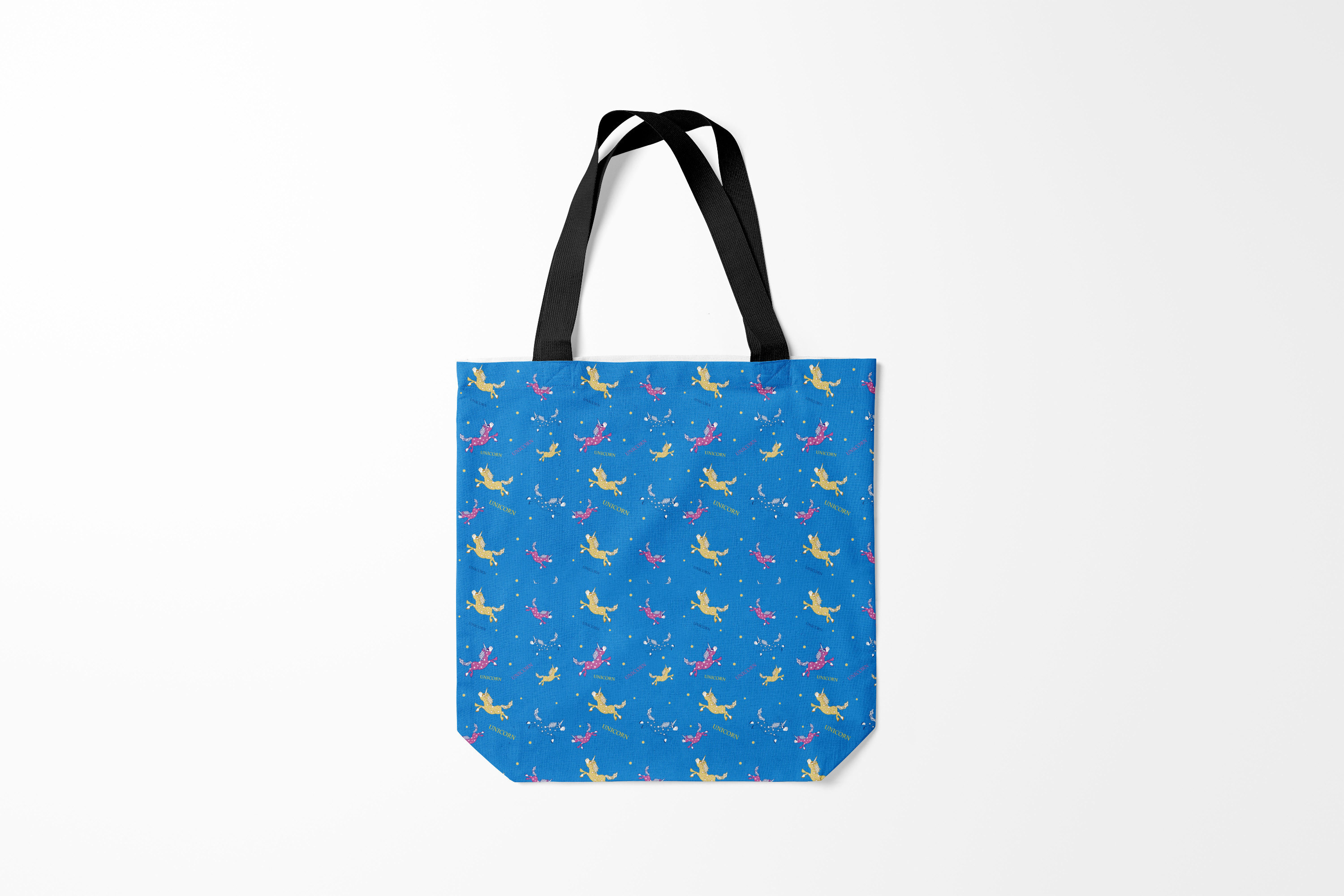 

Сумка шoппер унисекс Burnettie Единороги Летающие, разноцветный, Единороги Летающие