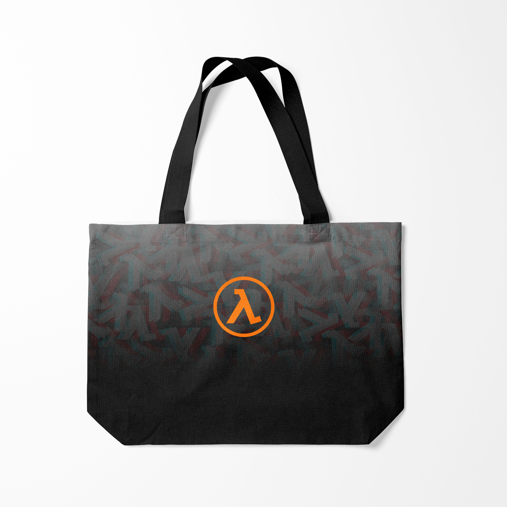 

Сумка шoппер унисекс Burnettie HALF LIFE, черный, HALF LIFE