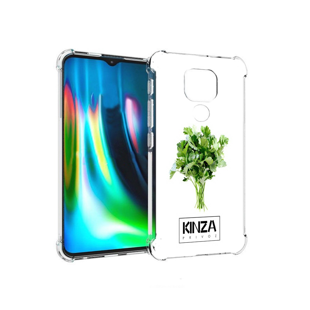 

Чехол MyPads Tocco для Motorola Moto E7 Plus Бренд Кинза (PT155921.339.35), Прозрачный, Tocco