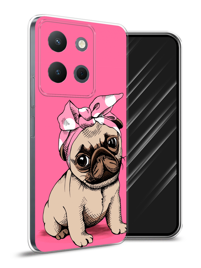 

Чехол Awog на Vivo Y36 4G "Dog Pin-Up", Розовый;бежевый, 269250-1