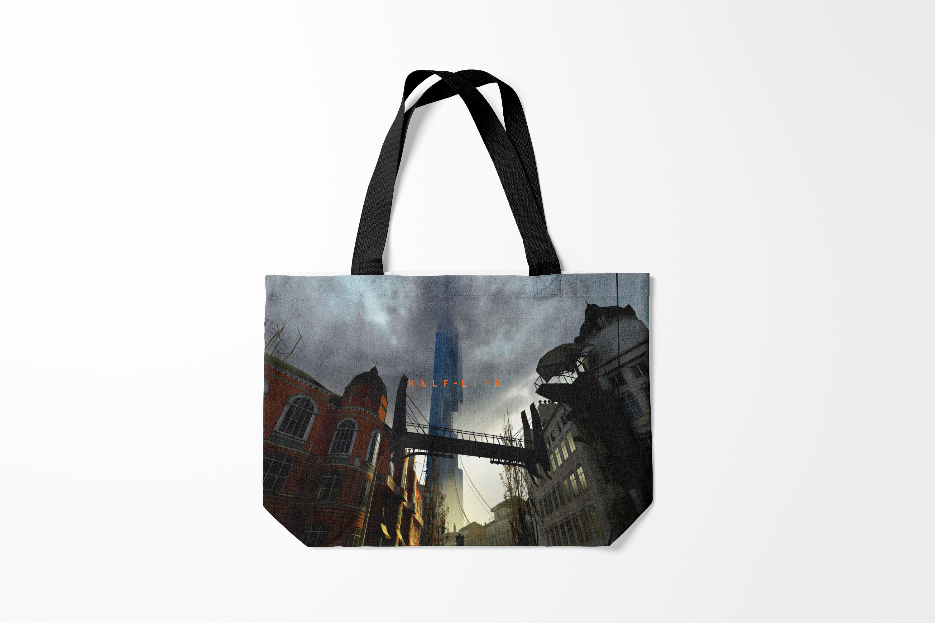 

Сумка шoппер унисекс Burnettie Half Life, серый, Half Life