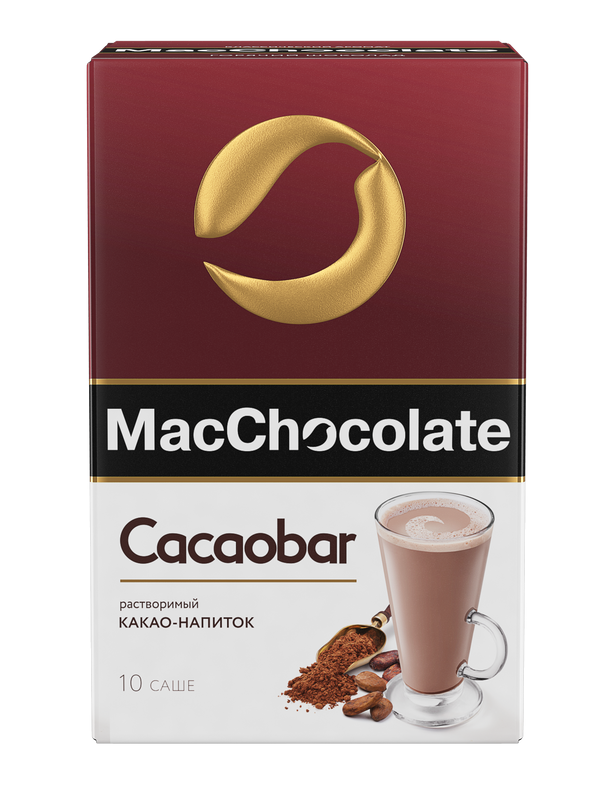 

Какао-напиток MacChocolate Cacaobar растворимый 20 г х 10 шт