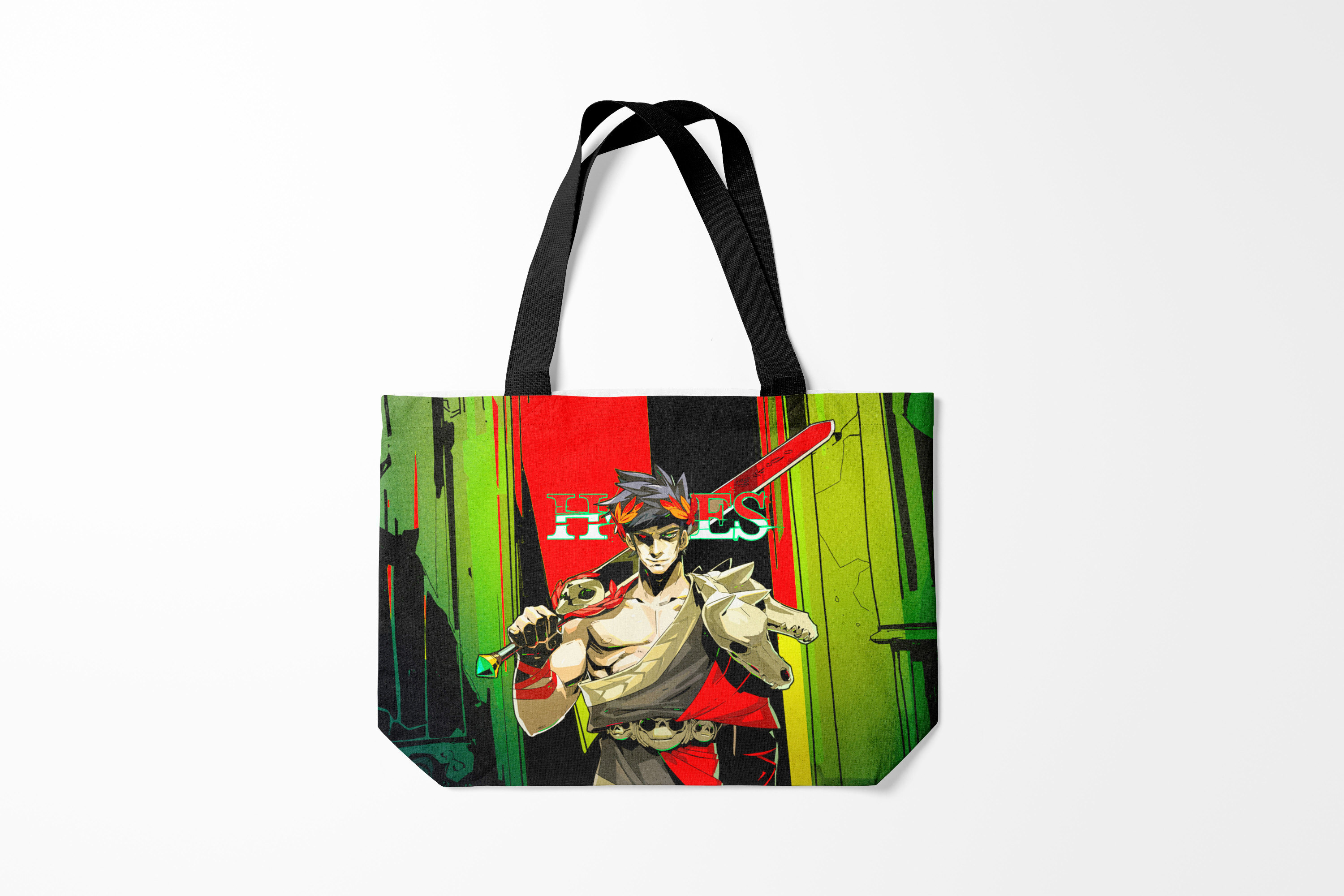 

Сумка шoппер унисекс Burnettie Hades Zagreus, зеленый, Hades Zagreus