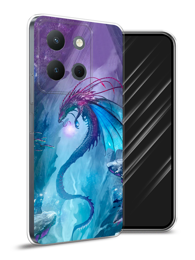 

Чехол Awog на Vivo Y36 4G "Водный дракон", Голубой;фиолетовый;синий, 269250-1