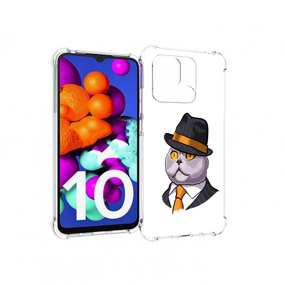 

Чехол MyPads Tocco для Xiaomi Redmi 10C британец, Прозрачный, Tocco