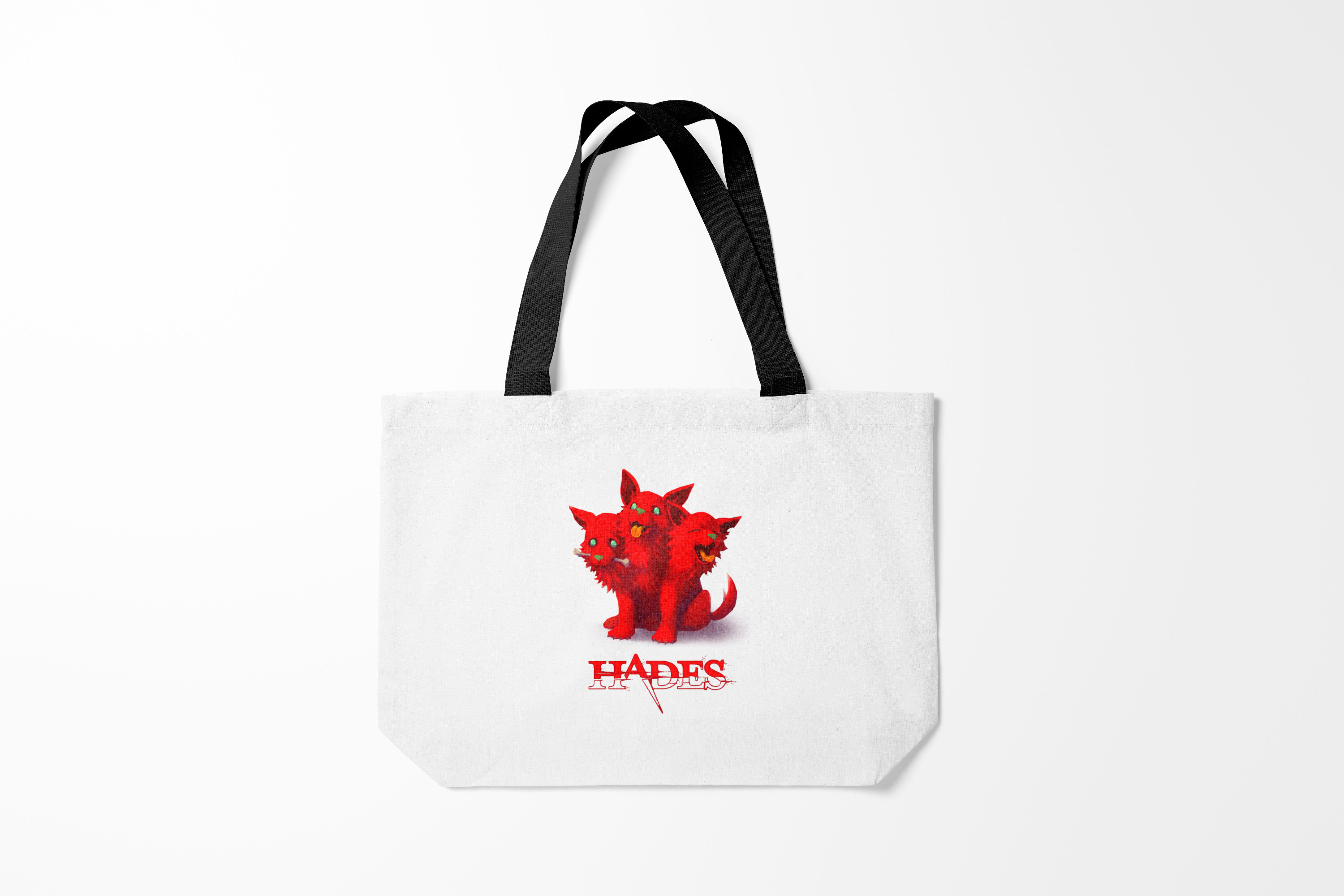

Сумка шoппер унисекс Burnettie Hades wolf, белый, Hades wolf
