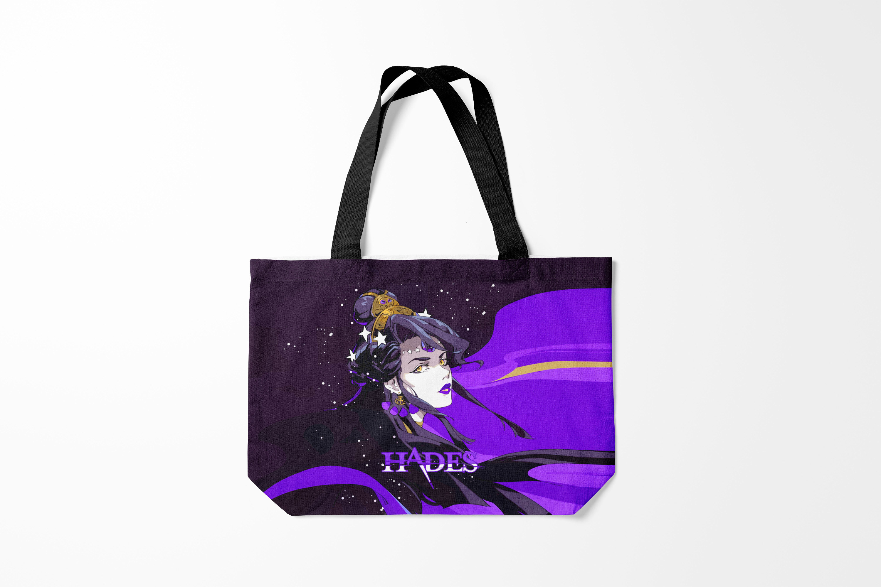 

Сумка шoппер унисекс Burnettie Hades Nyx, фиолетовый, Hades Nyx
