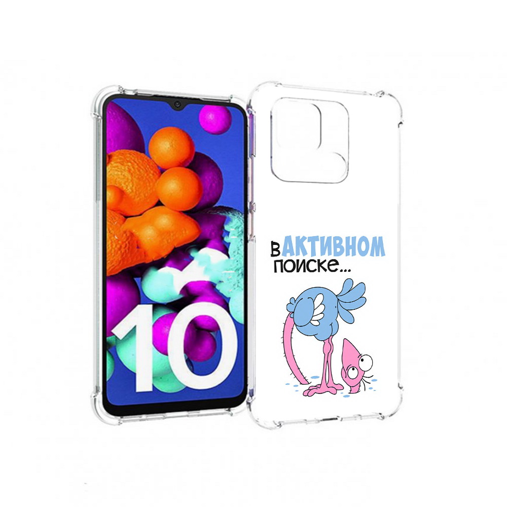 

Чехол MyPads Tocco для Xiaomi Redmi 10C в активном поиске, Прозрачный, Tocco