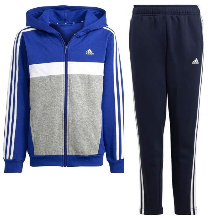 

Костюм Adidas для мальчиков, спортивный, IJ8805, синий AETC, размер 128, 1 шт., IJ8805