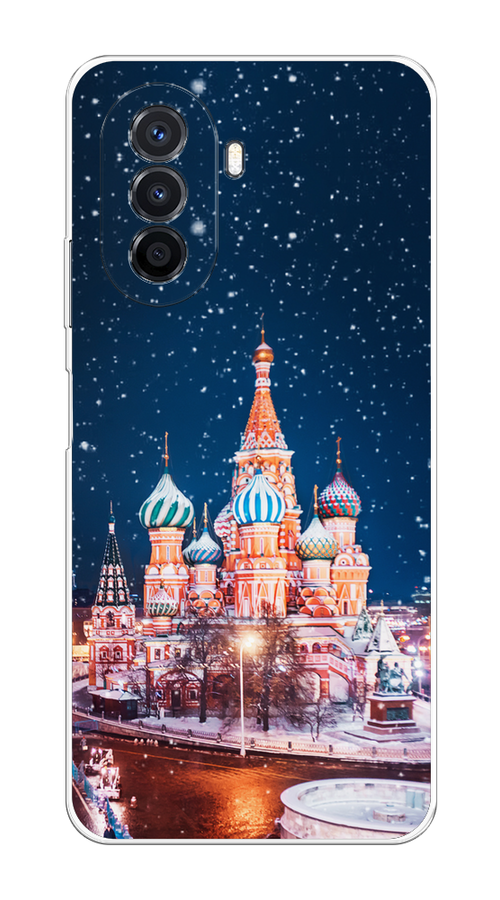 

Чехол на Huawei Nova Y70/Y71 "Москва 1", Коричневый;синий;белый, 6109150-1