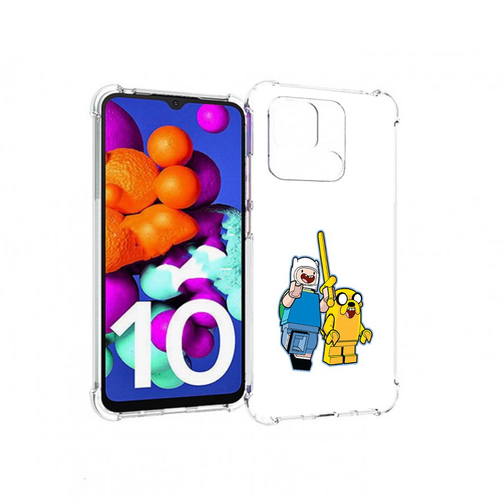 

Чехол MyPads Tocco для Xiaomi Redmi 10C время приключений лего, Прозрачный, Tocco