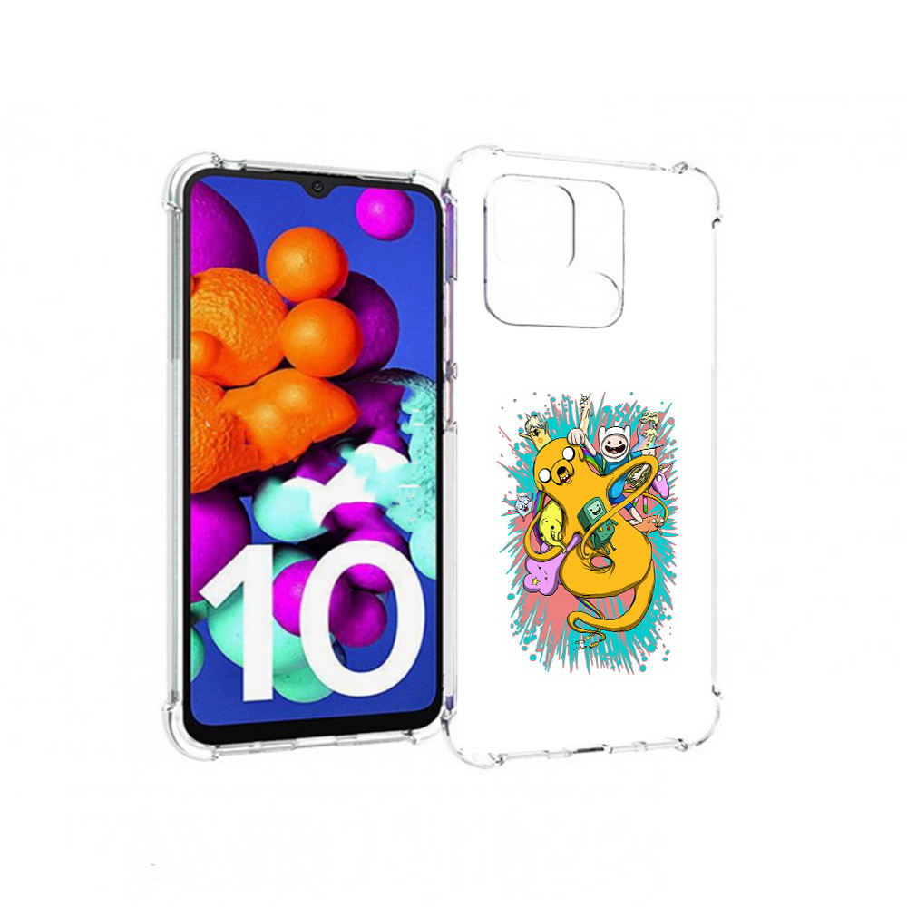 

Чехол MyPads Tocco для Xiaomi Redmi 10C время приключений рисунок, Прозрачный, Tocco