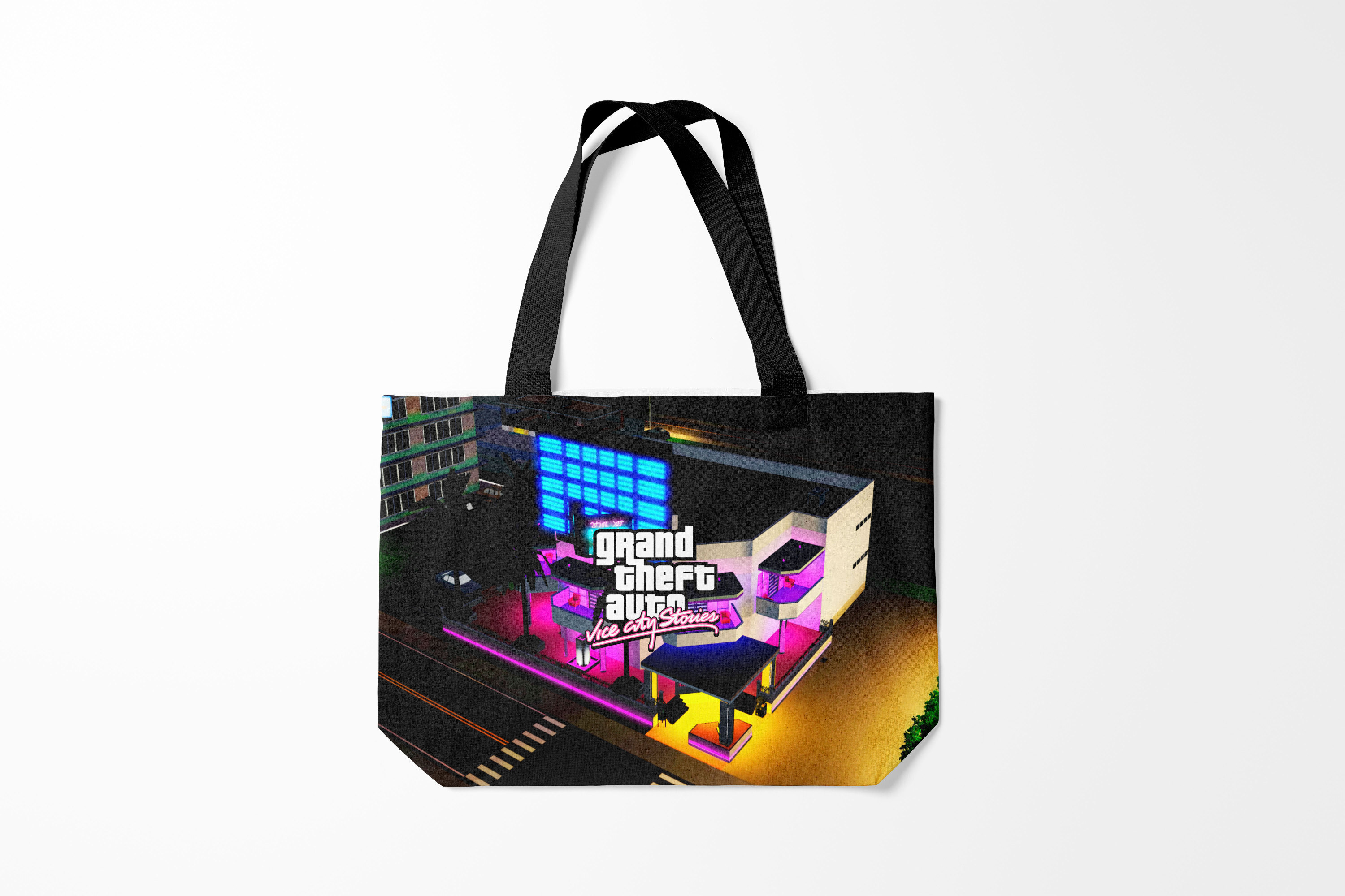 

Сумка шoппер унисекс Burnettie GTA VICE CITY, черный, GTA VICE CITY