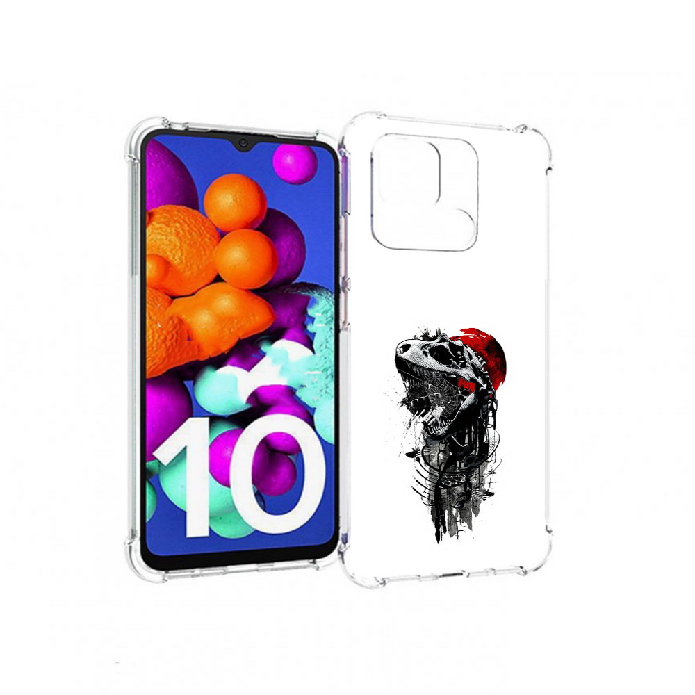 

Чехол MyPads Tocco для Xiaomi Redmi 10C вымерший динозавр, Прозрачный, Tocco