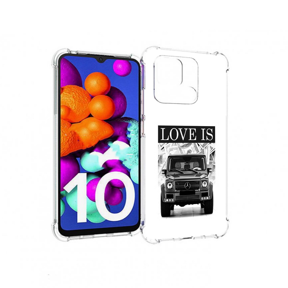 

Чехол MyPads Tocco для Xiaomi Redmi 10C гелик, Прозрачный, Tocco