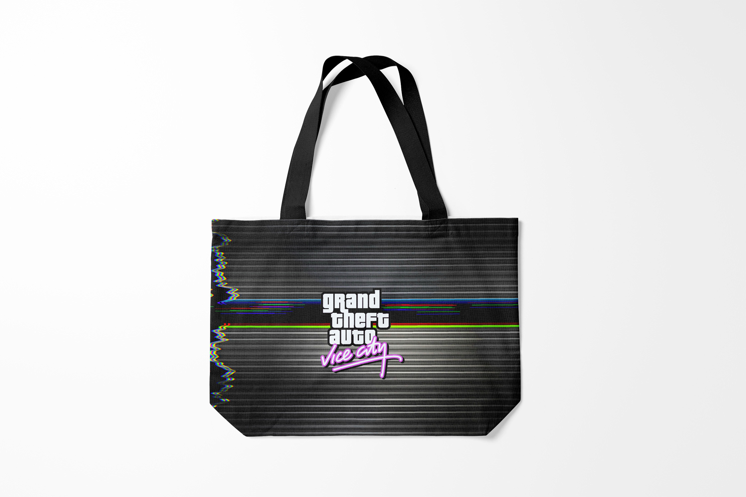 

Сумка шoппер унисекс Burnettie GTA VICE CITY, черный, GTA VICE CITY