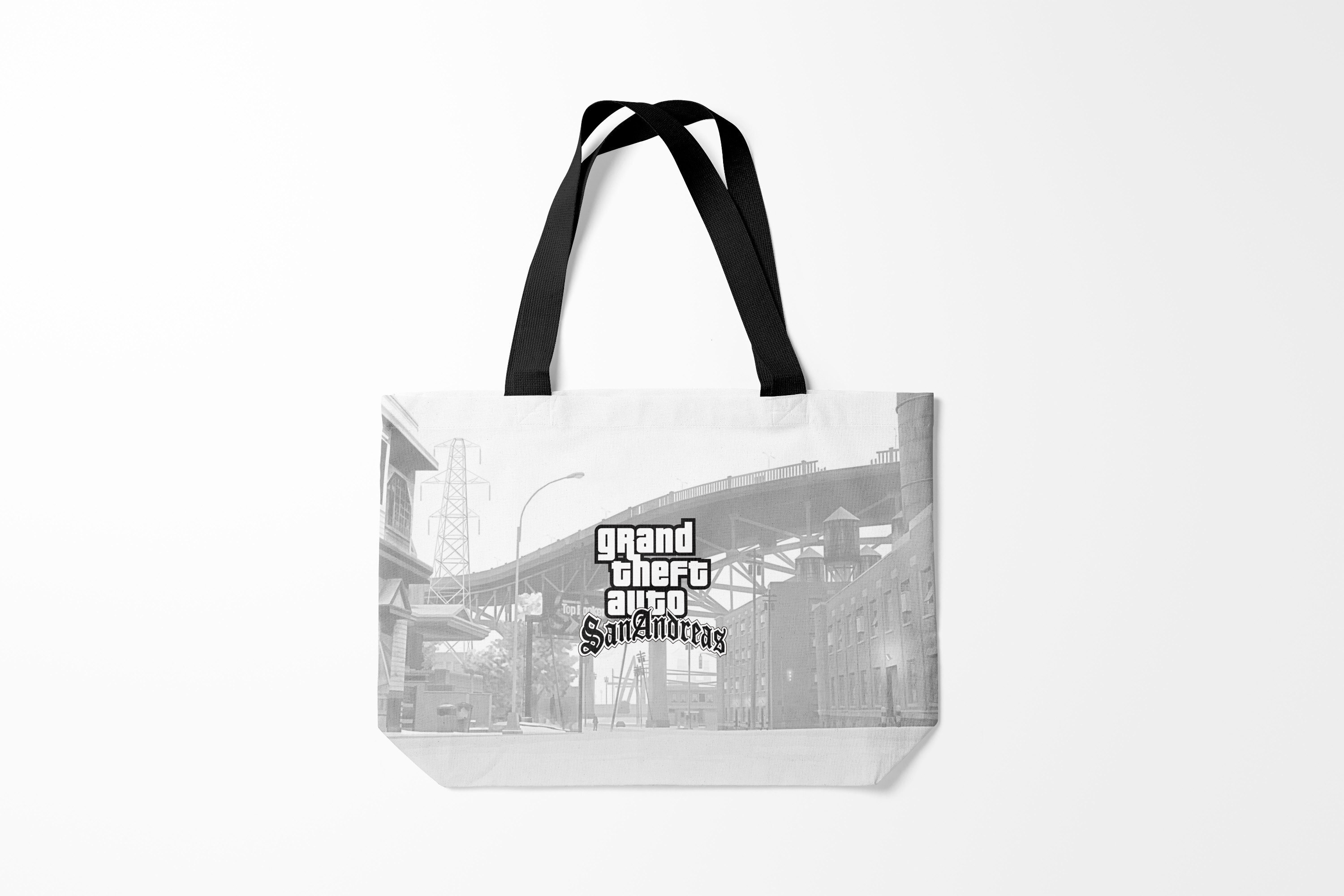 

Сумка шoппер унисекс Burnettie GTA SanAndreas, серый, GTA SanAndreas