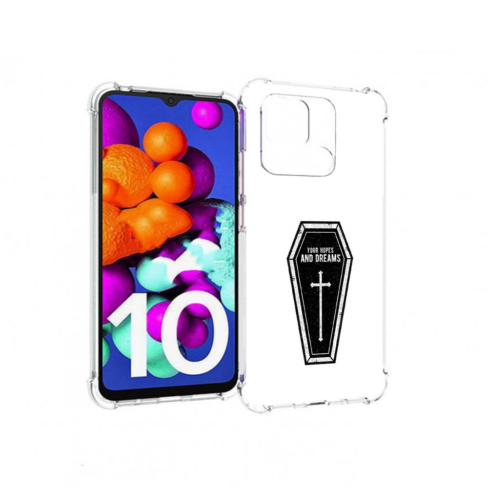 

Чехол MyPads Tocco для Xiaomi Redmi 10C гроб с мечтами, Прозрачный, Tocco
