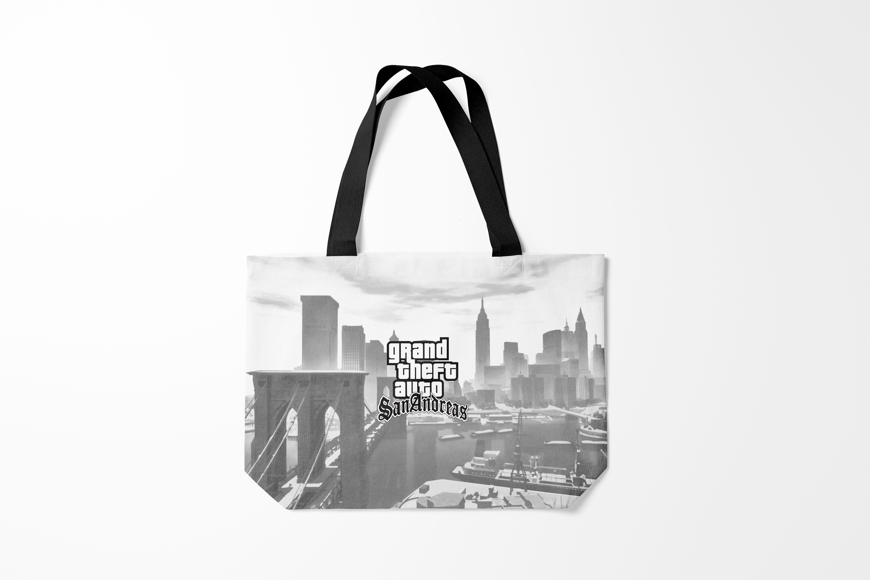 

Сумка шoппер унисекс Burnettie GTA SanAndreas, серый, GTA SanAndreas