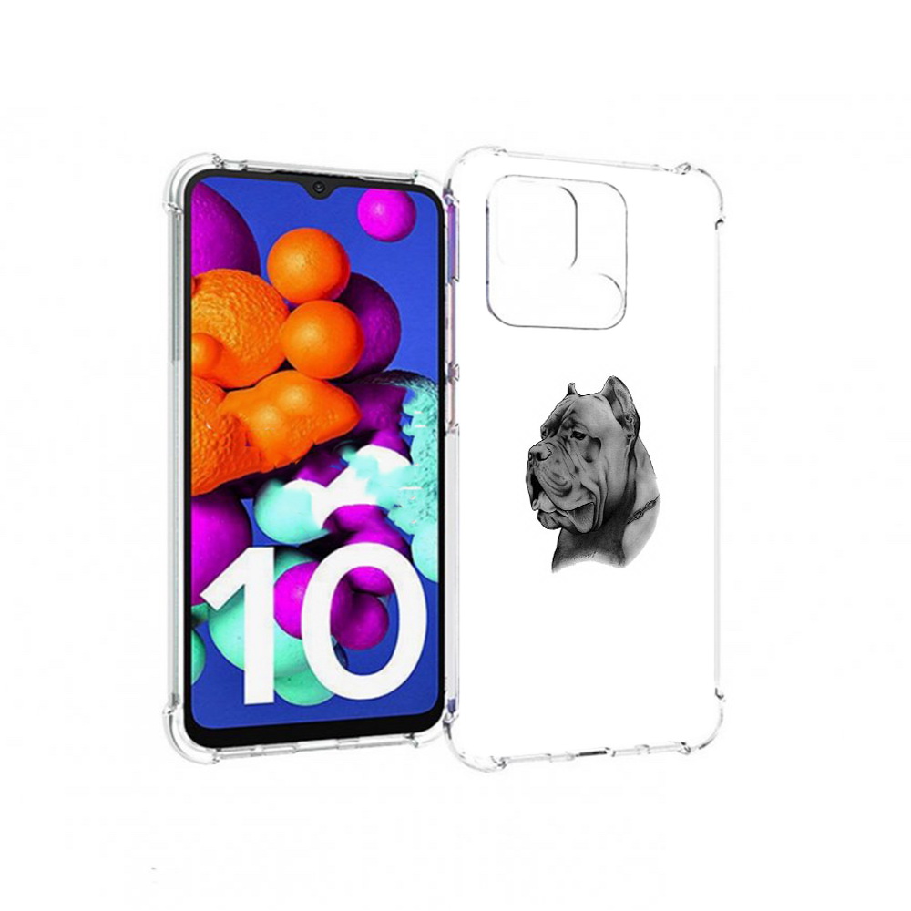 Чехол MyPads Tocco для Xiaomi Redmi 10C грозный бульдог