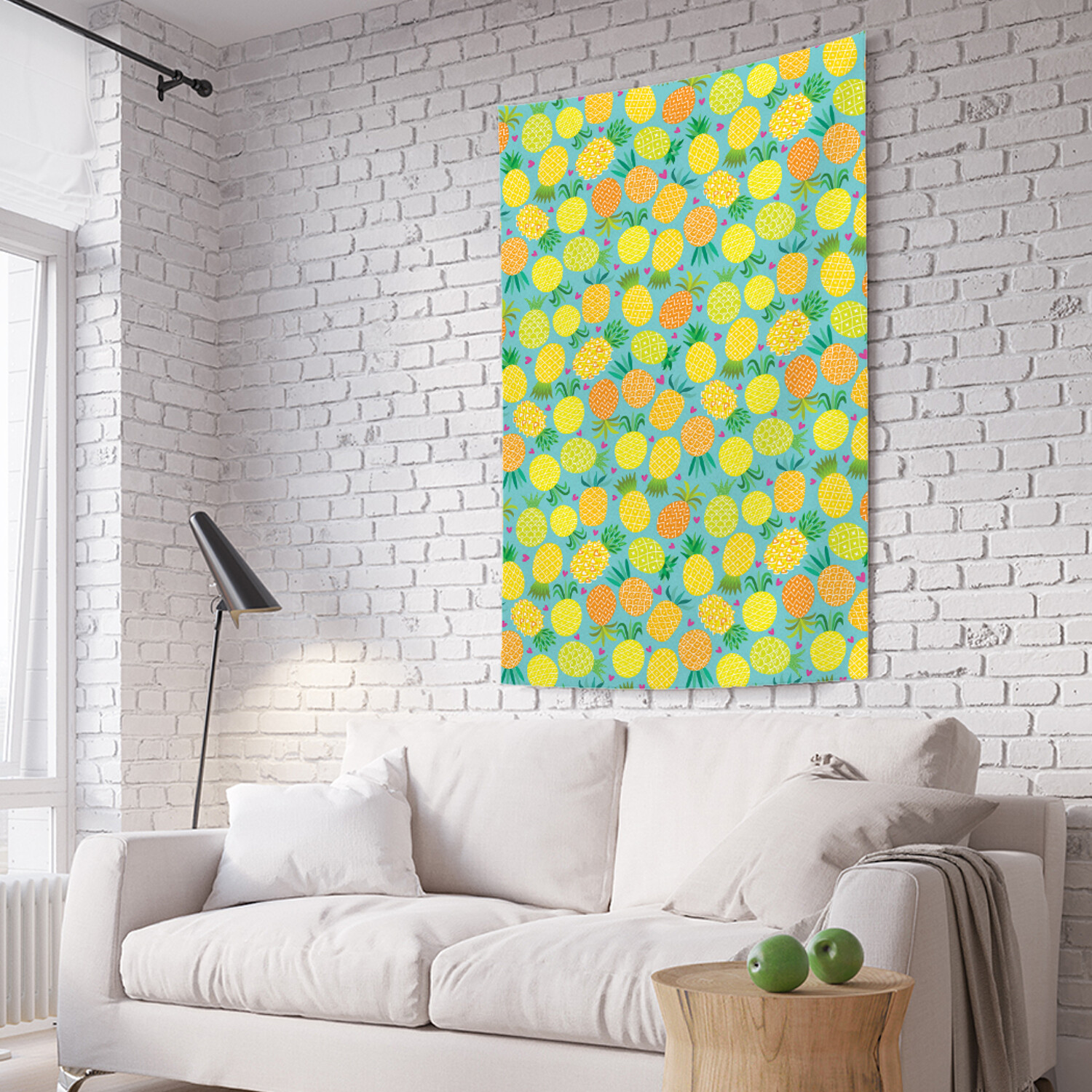 

Вертикальное фотопанно на стену JoyArty Ананасовый рай 150x200 см, Ананасовый рай