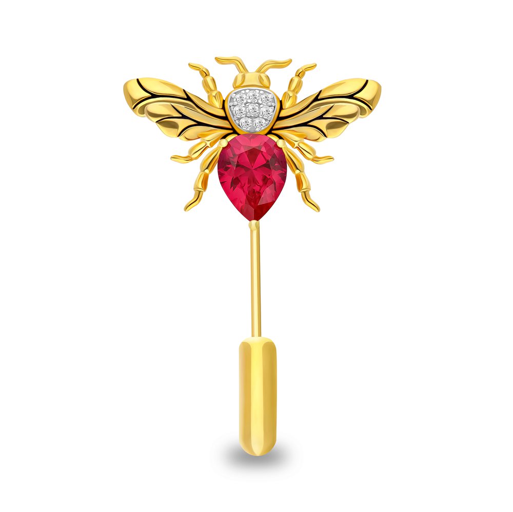 

Брошь из серебра с эмалью, фианитом 585Gold 709000107, 709000107