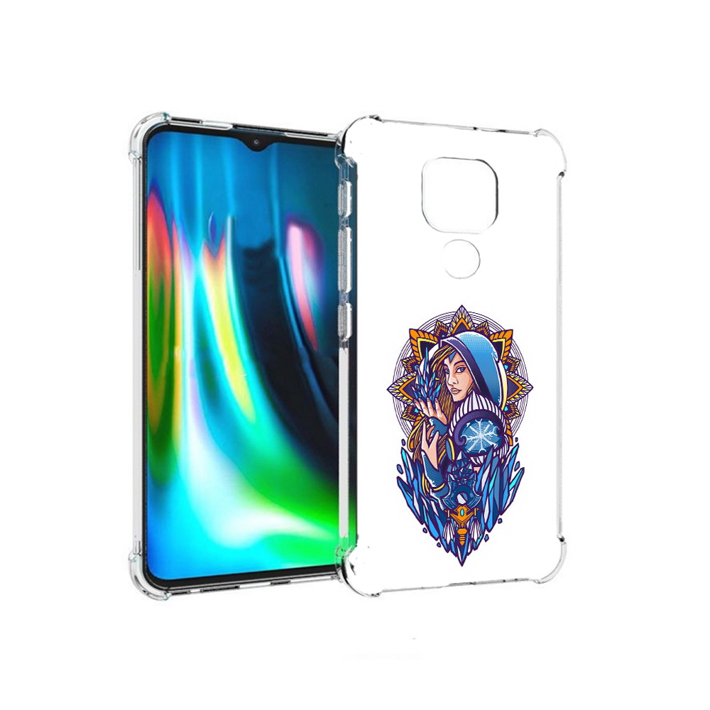 

Чехол MyPads Tocco для Motorola Moto E7 Plus кристал мейден дота 2 (PT155921.339.415), Прозрачный, Tocco