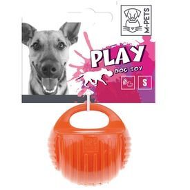 

Игрушка для собак M-PETS мяч-гиря цвет оранжевый 7,7 см