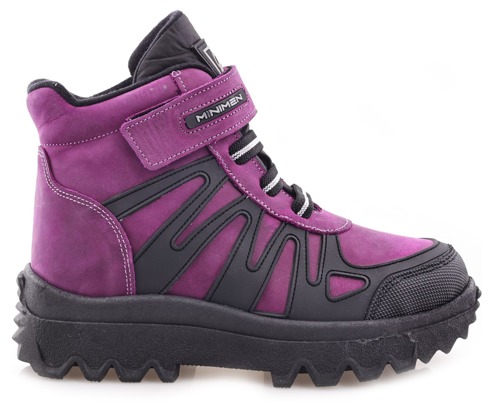 Ботинки Minimen для девочек, фиолетовые, размер 38, 2645-55-23B-02