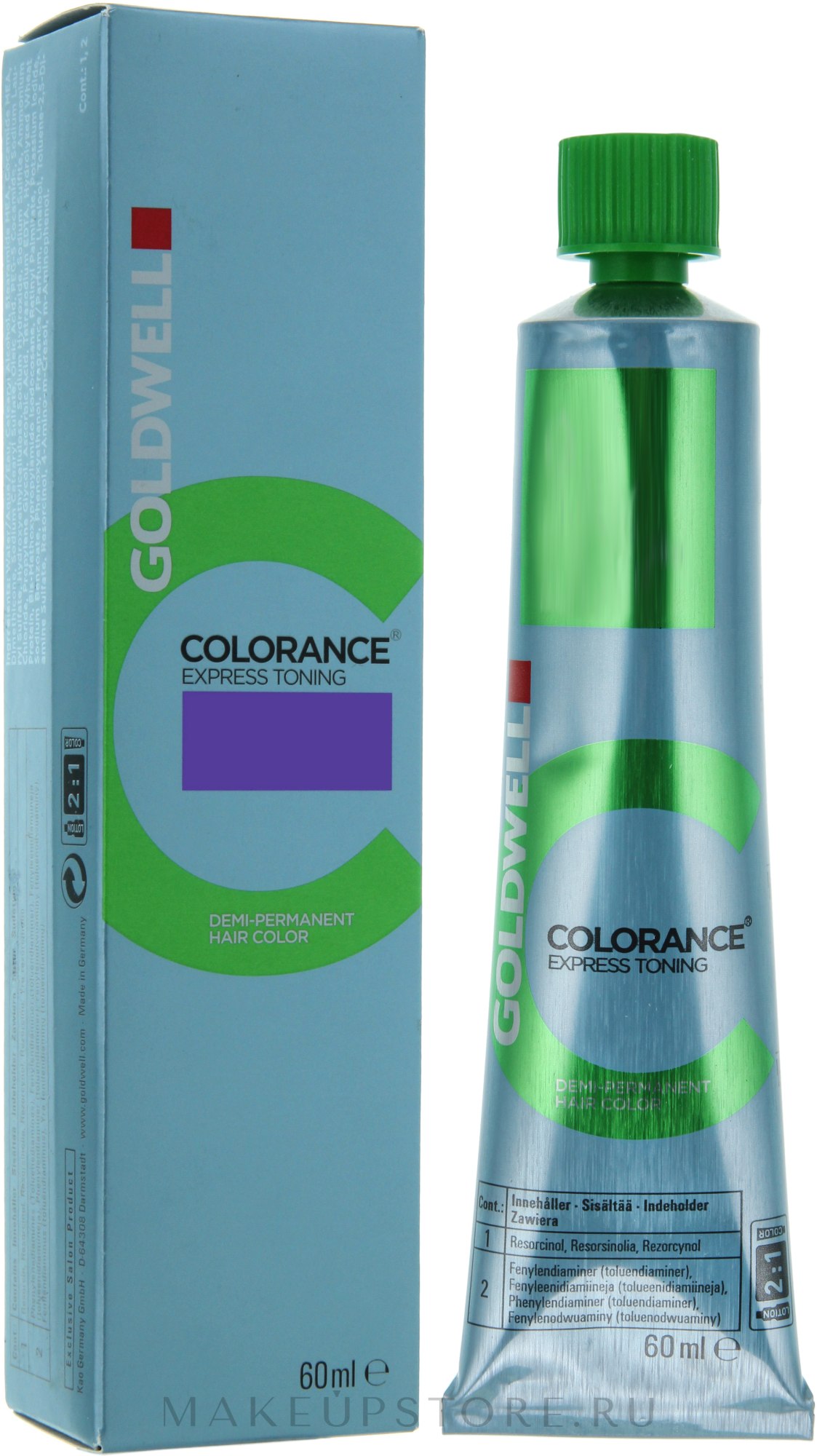 

Тонирующая крем-краска Goldwell Colorance 9 CREME кремовый блонд 60 мл