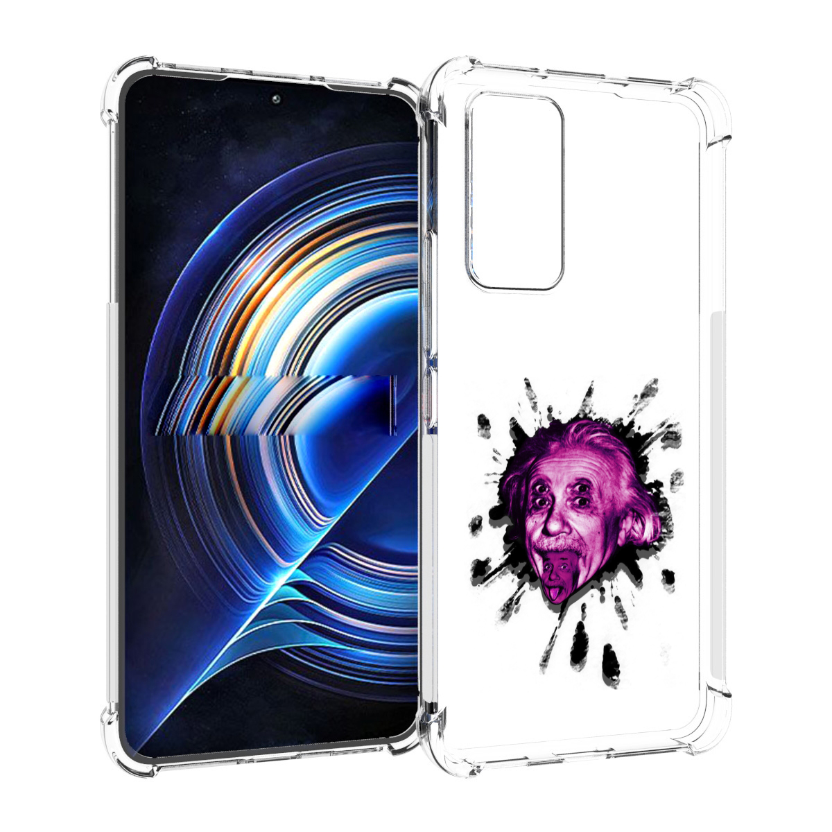 

Чехол MyPads Эйнштейн для Tecno Camon 19 Neo, Прозрачный, Tocco