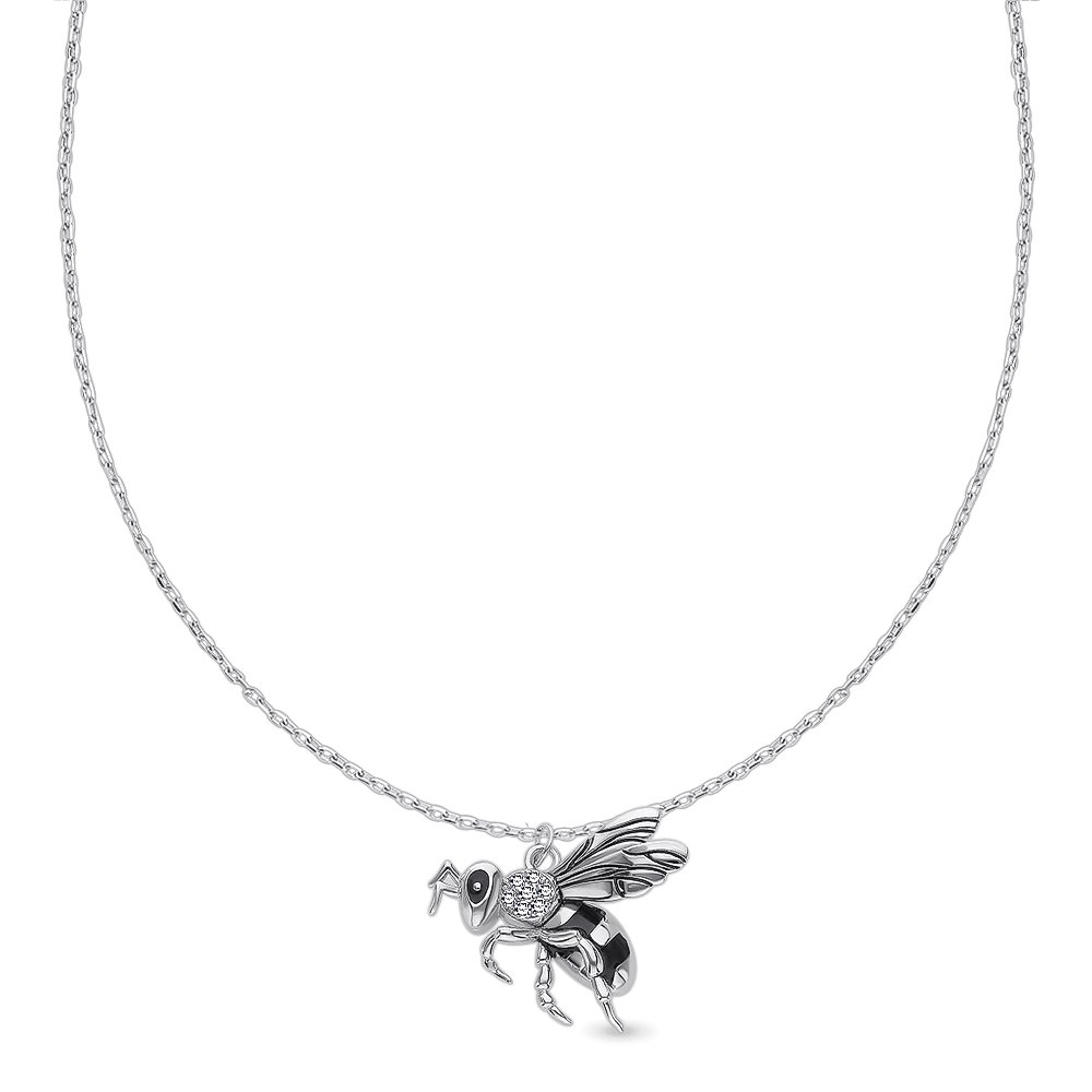 

Колье из серебра с эмалью, фианитом 50 см 585Gold 706000204, 706000204