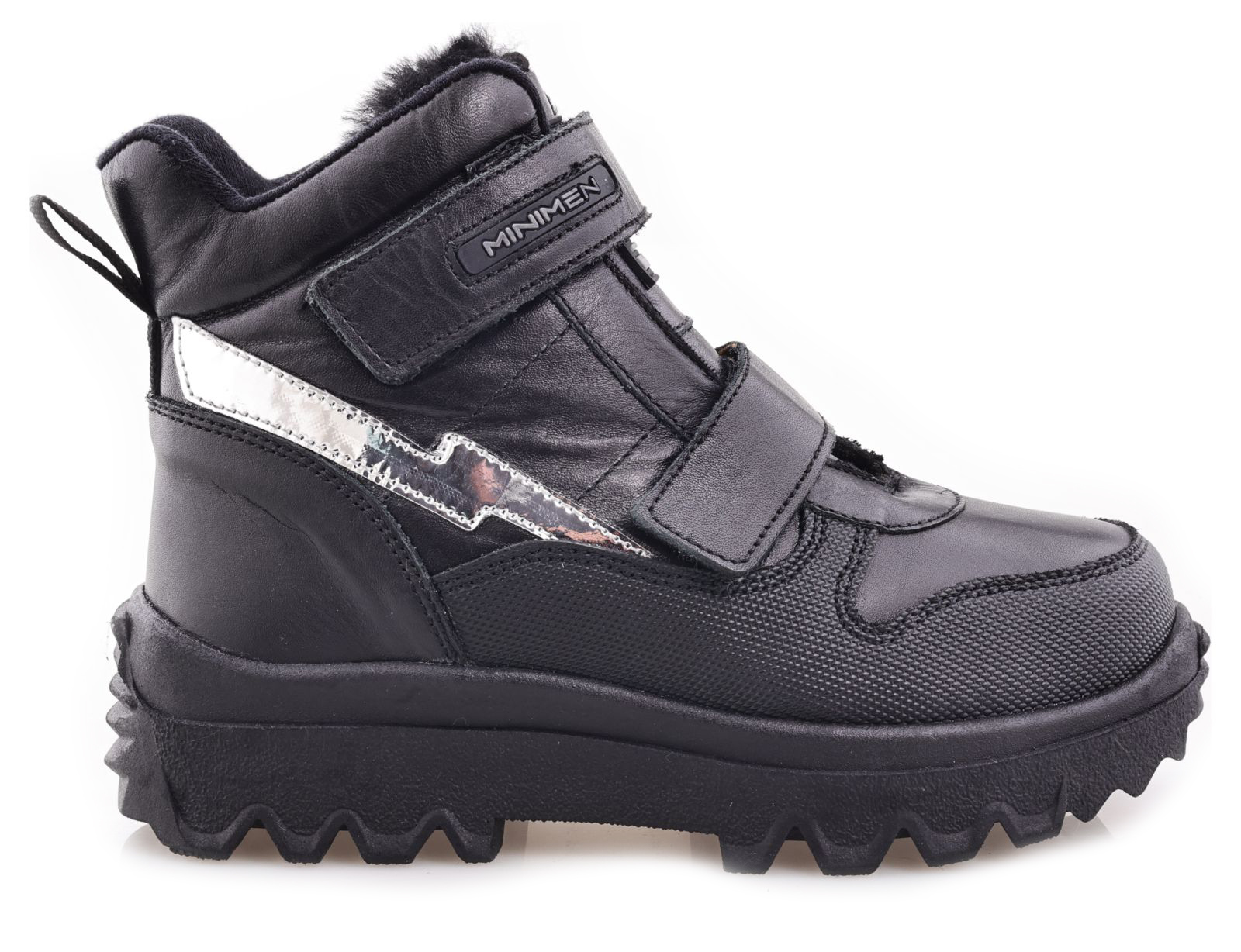 Ботинки Minimen для девочек, чёрные, размер 28, 2647-53-23B-04