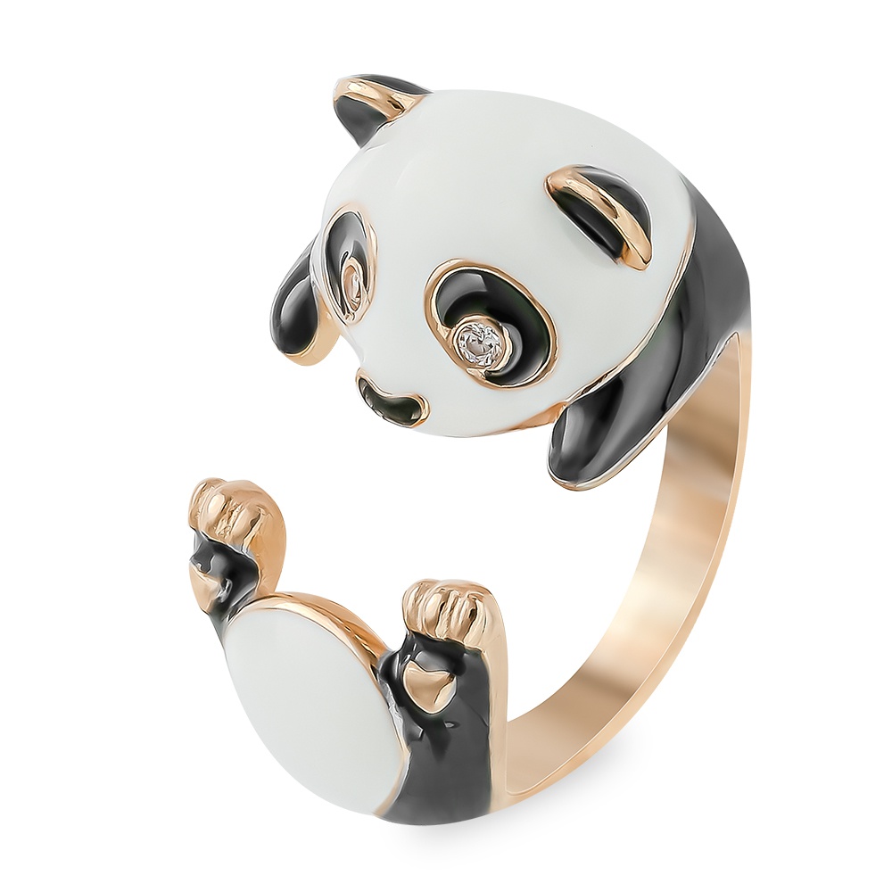 

Кольцо женское из серебра с эмалью, фианитом 585Gold 701010335, р, 701010335