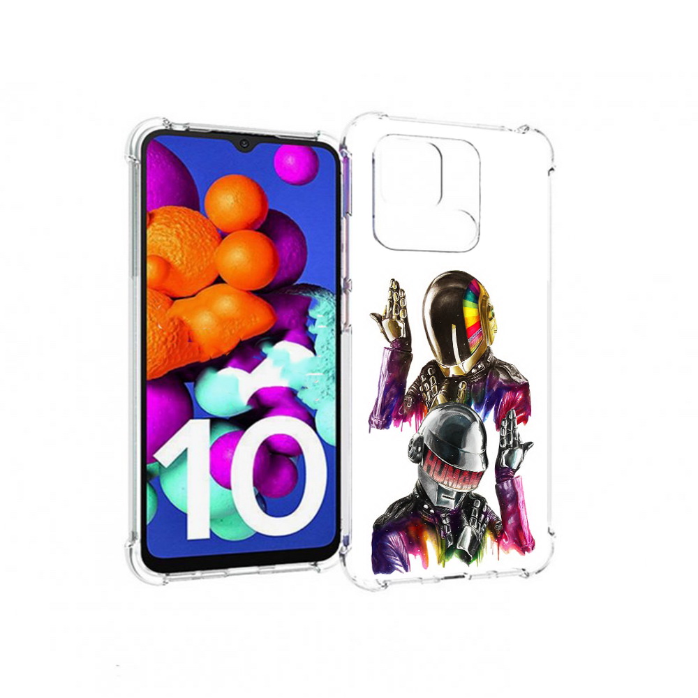 Чехол MyPads Tocco для Xiaomi Redmi 10C диско космонавты