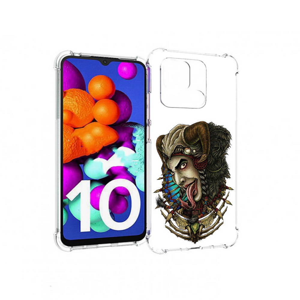 

Чехол MyPads Tocco для Xiaomi Redmi 10C длинный язык, Прозрачный, Tocco