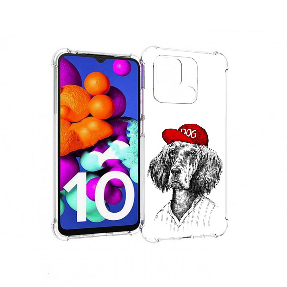 

Чехол MyPads Tocco для Xiaomi Redmi 10C дог, Прозрачный, Tocco