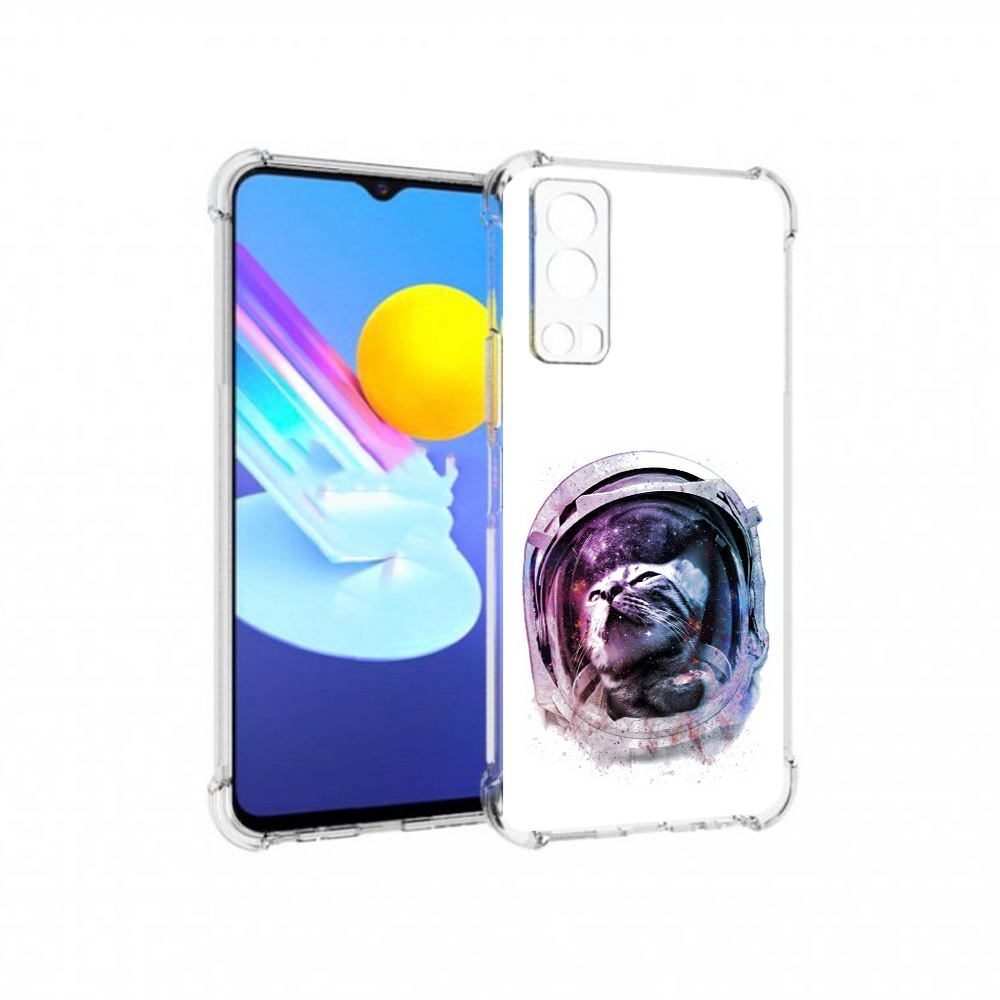 

Чехол MyPads Tocco для Vivo Z3 кот в шлеме (PT226973.411.396), Прозрачный, Tocco