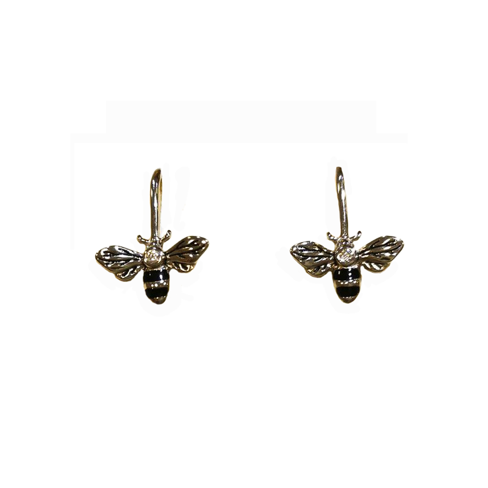 

Серьги из серебра с эмалью, фианитом 585Gold 702006647, 702006647