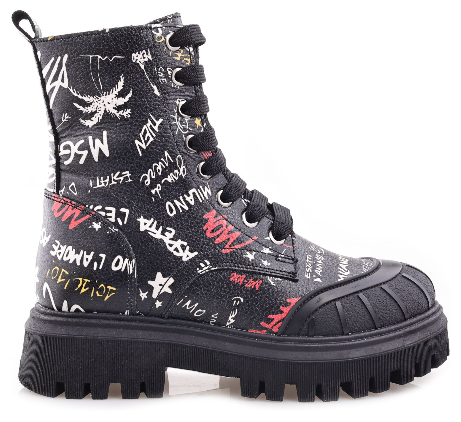 Ботинки Minimen для девочек, чёрные, размер 32, 2667-44-23B-05