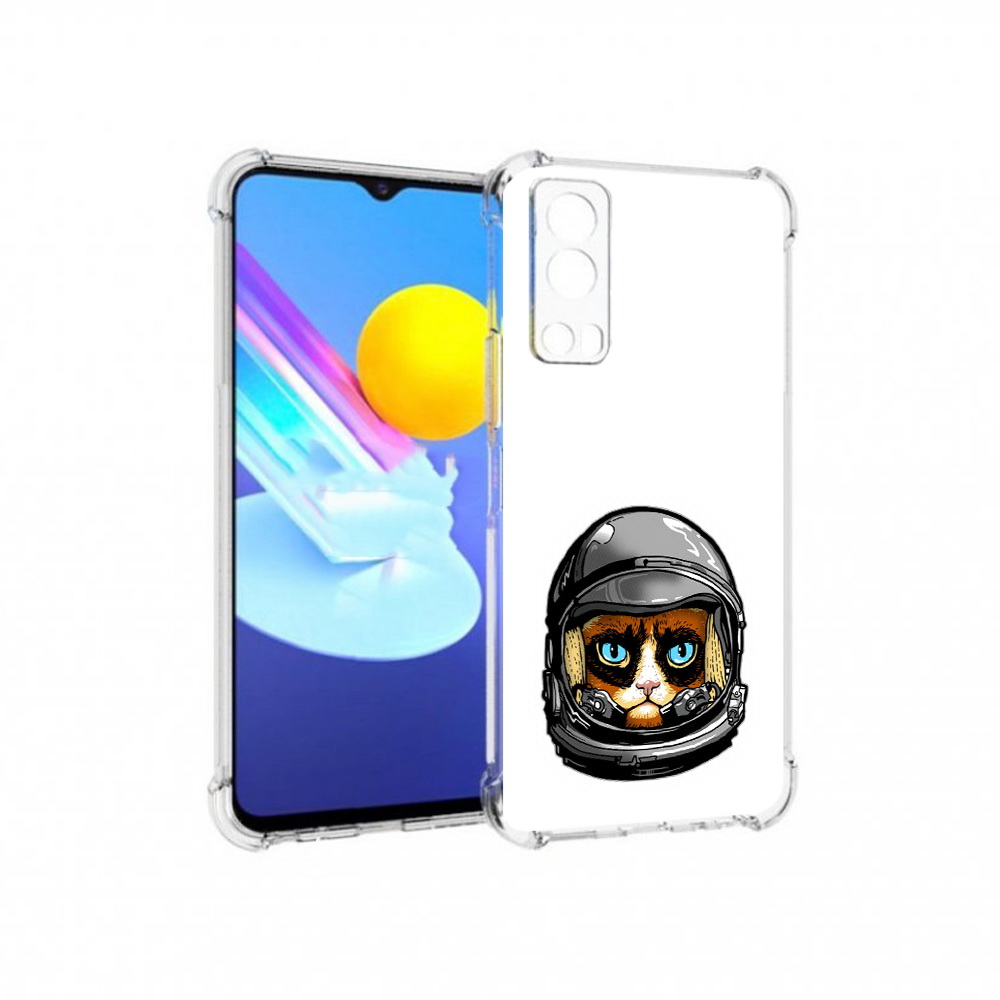 

Чехол MyPads Tocco для Vivo Z3 кот космонавт (PT226973.411.400), Прозрачный, Tocco