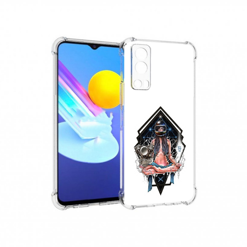 

Чехол MyPads Tocco для Vivo Z3 красивая девушка в шлеме (PT226973.411.406), Прозрачный, Tocco