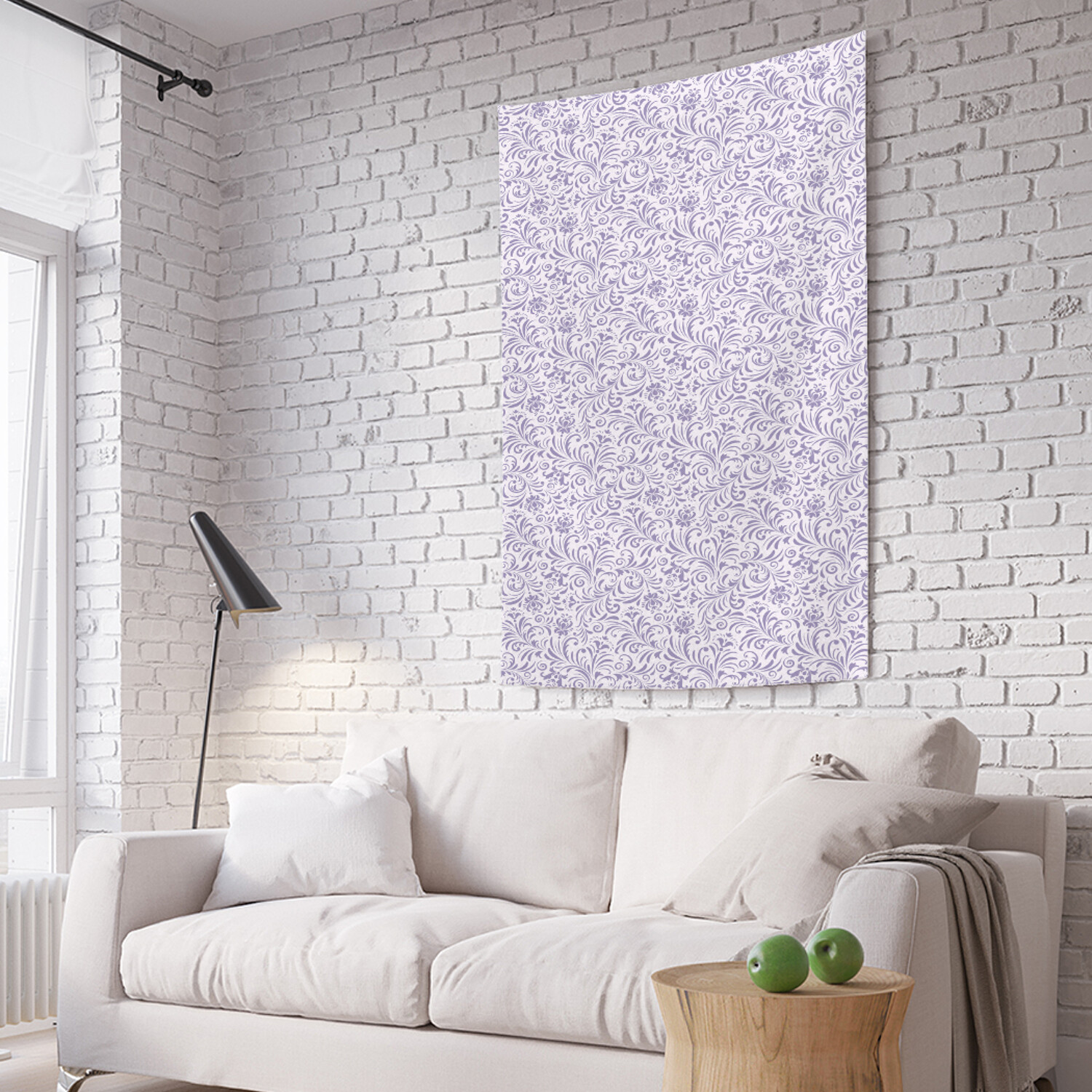 

Вертикальное фотопанно на стену JoyArty Орнаментальная флористика 150x200 см, Орнаментальная флористика