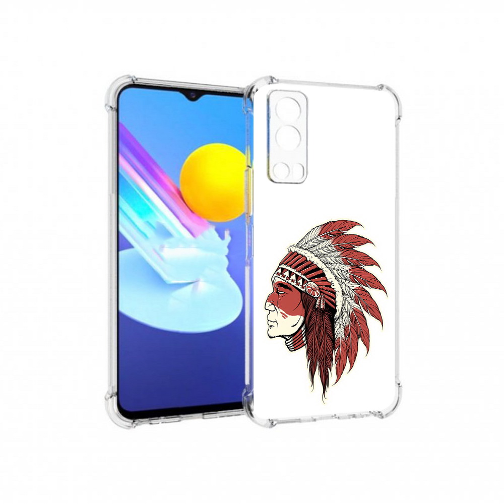 

Чехол MyPads Tocco для Vivo Z3 красный индеец (PT226973.411.411), Прозрачный, Tocco